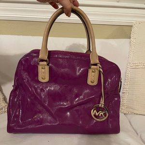 Michael Kors patent purse